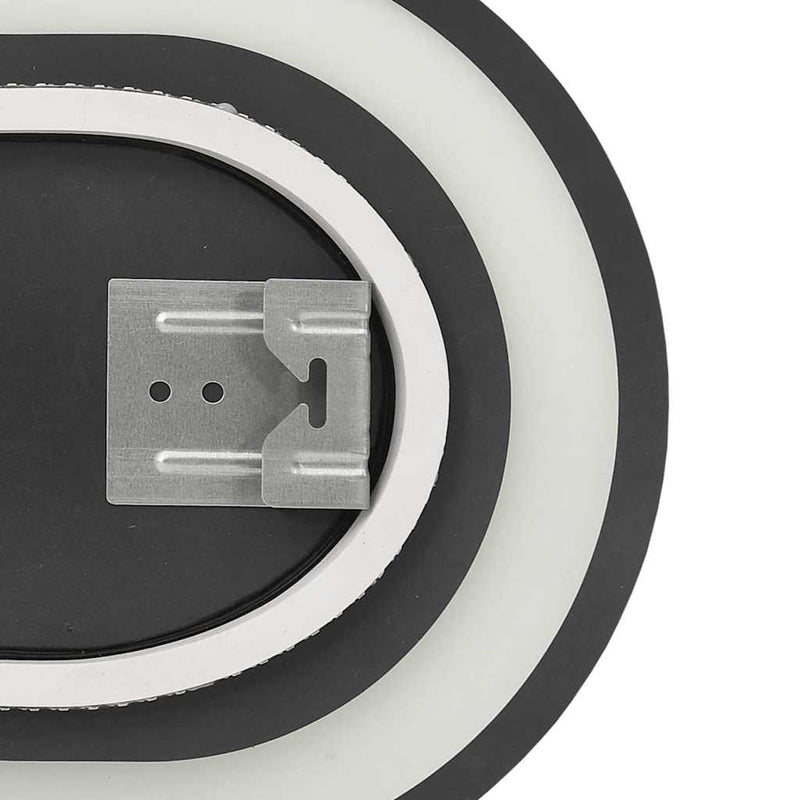 vidaXL ovális LED-es fürdőszobai tükör 90 x 40 cm