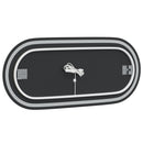 vidaXL ovális LED-es fürdőszobai tükör 100 x 45 cm