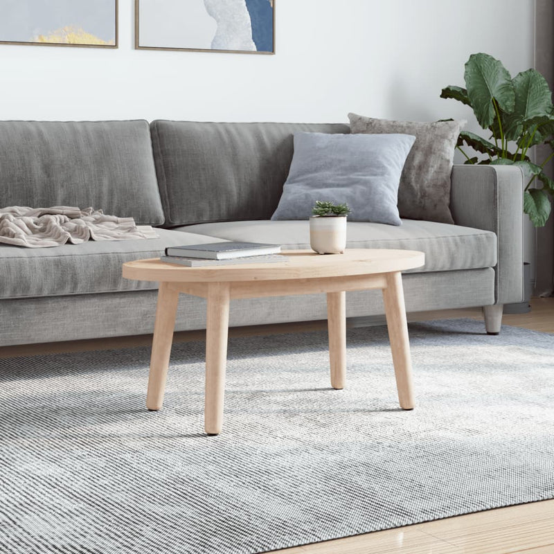 vidaXL tömör fenyőfa ovális asztallap 60 x 30 x 2,5 cm