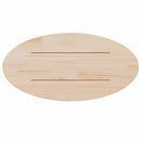vidaXL tömör fenyőfa ovális asztallap 60 x 30 x 2,5 cm