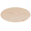 vidaXL tömör fenyőfa ovális asztallap 60 x 30 x 2,5 cm