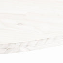 vidaXL fehér tömör fenyőfa ovális asztallap 70 x 35 x 2,5 cm