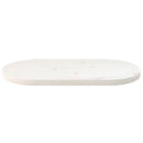 vidaXL fehér tömör fenyőfa ovális asztallap 60 x 30 x 2,5 cm