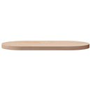 vidaXL tömör fenyőfa asztallap 70 x 35 x 2,5 cm ovális