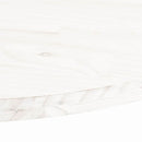 vidaXL fehér tömör fenyőfa ovális asztallap 70 x 35 x 2,5 cm
