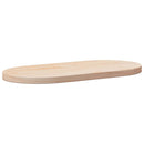 vidaXL tömör fenyőfa asztallap 80x40x2,5 cm ovális