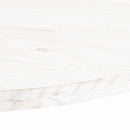 vidaXL fehér tömör fenyőfa ovális asztallap 80x40x2,5 cm