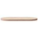 vidaXL tömör fenyőfa asztallap 90 x 45 x 2,5 cm ovális