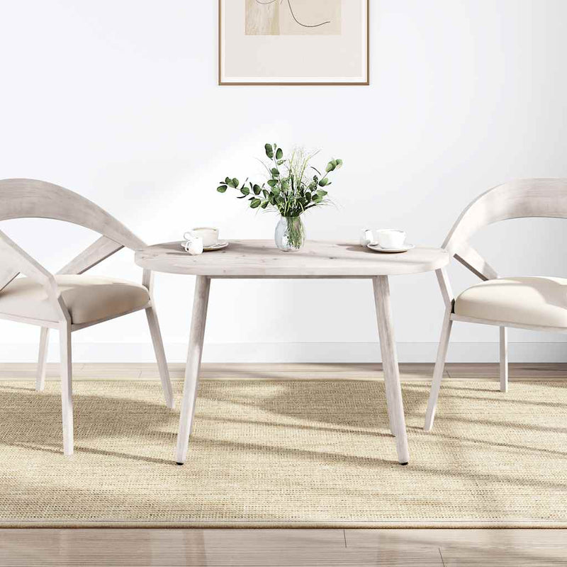 vidaXL fehér tömör fenyőfa ovális asztallap 110x55x2,5 cm
