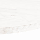 vidaXL fehér tömör fenyőfa ovális asztallap 110x55x2,5 cm