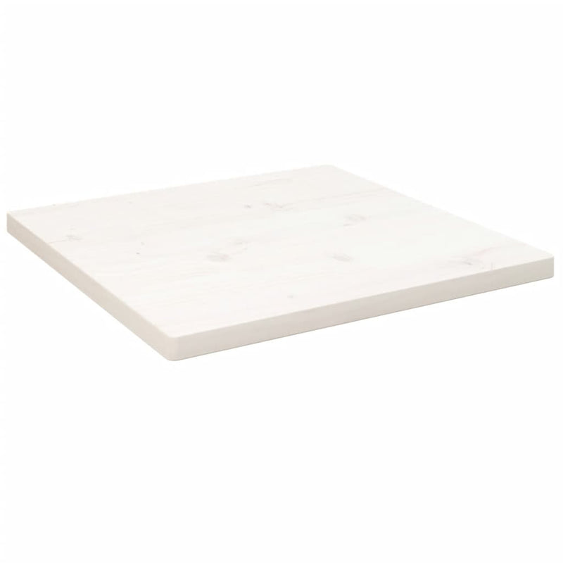 vidaXL fehér tömör fenyőfa ovális asztallap 40x40x2,5 cm