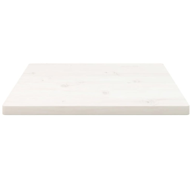 vidaXL fehér tömör fenyőfa ovális asztallap 40x40x2,5 cm