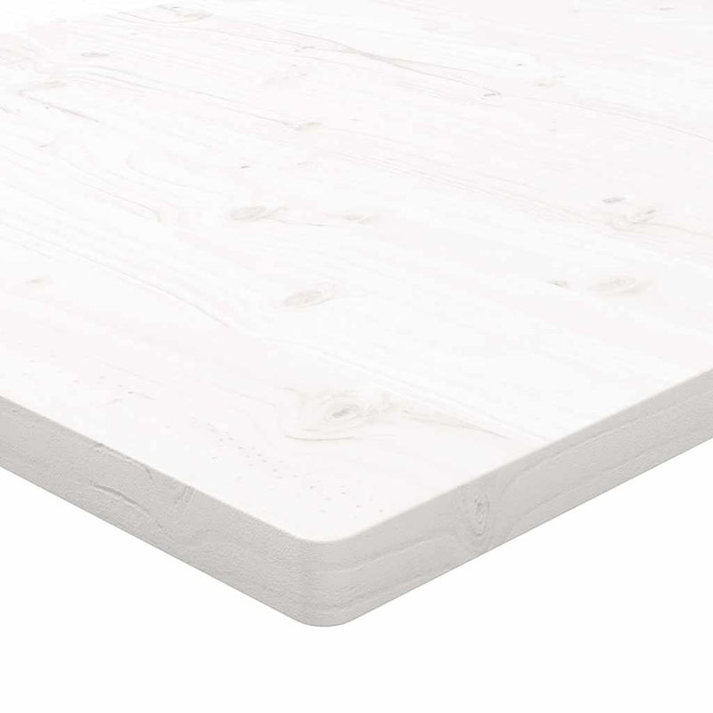 vidaXL fehér tömör fenyőfa ovális asztallap 40x40x2,5 cm