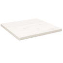 vidaXL fehér tömör fenyőfa ovális asztallap 60x60x2,5 cm