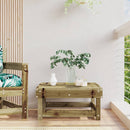 vidaXL impregnált fenyőfa kerti lábzsámoly