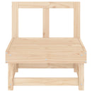 vidaXL 2 db tömör fenyőfa kerti középső kanapé