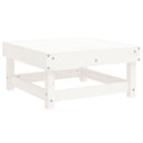 vidaXL 3 részes fehér tömör fenyőfa kerti ülőgarnitúra