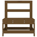 vidaXL mézbarna tömör fenyőfa középső kanapé