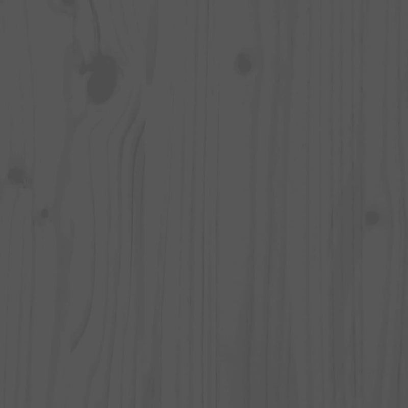 vidaXL szürke tömör fenyőfa kerti lábzsámoly