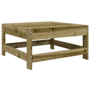 vidaXL impregnált fenyőfa kerti lábzsámoly