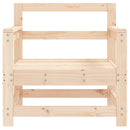 vidaXL 2 db tömör fenyőfa kerti szék