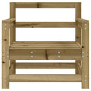 vidaXL 2 db impregnált fenyőfa kerti szék