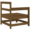 vidaXL mézbarna tömör fenyőfa sarokkanapé