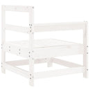 vidaXL 2 db fehér tömör fenyőfa kerti sarokkanapé