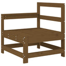 vidaXL 2 db mézbarna tömör fenyőfa kerti sarokkanapé