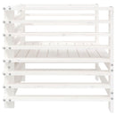 vidaXL 2 db fehér tömör fenyőfa kerti szék