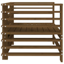 vidaXL 2 db mézbarna tömör fenyőfa kerti szék