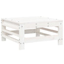 vidaXL 3 részes fehér tömör fenyőfa kerti ülőgarnitúra