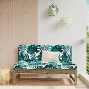 vidaXL kerti tömör impregnált fenyőfa középső kanapé 120 x 80 cm