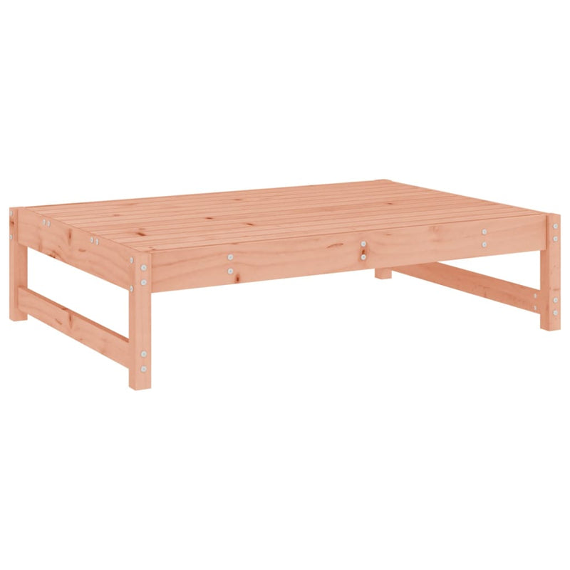 vidaXL tömör duglászfenyő kerti lábzsámoly párnával 120x80 cm