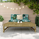 vidaXL tömör duglászfenyő kerti lábzsámoly párnával 120x80 cm