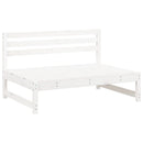 vidaXL 2 részes fehér tömör fenyőfa kerti ülőgarnitúra