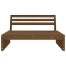 vidaXL mézbarna kerti tömör fenyőfa középső kanapé 120 x 80 cm