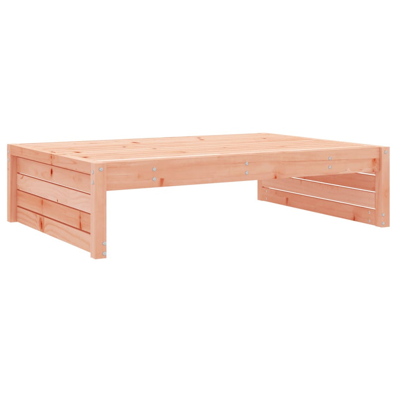 vidaXL tömör duglászfenyő kerti lábzsámoly párnával 120x80 cm