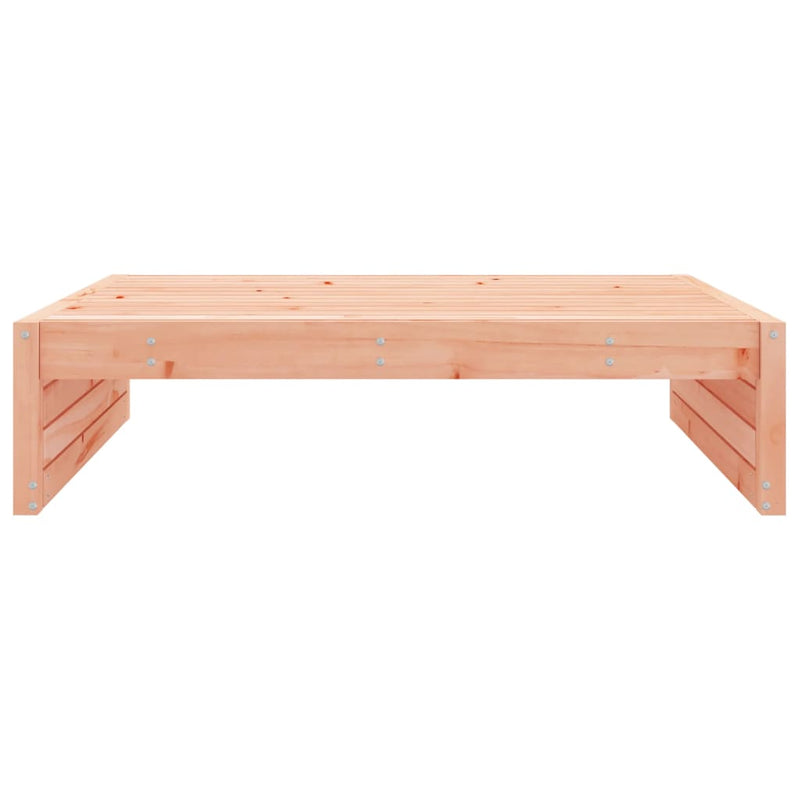 vidaXL tömör duglászfenyő kerti lábzsámoly párnával 120x80 cm