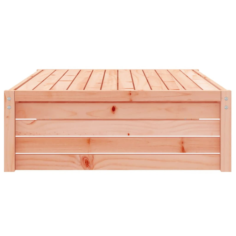 vidaXL tömör duglászfenyő kerti lábzsámoly párnával 120x80 cm