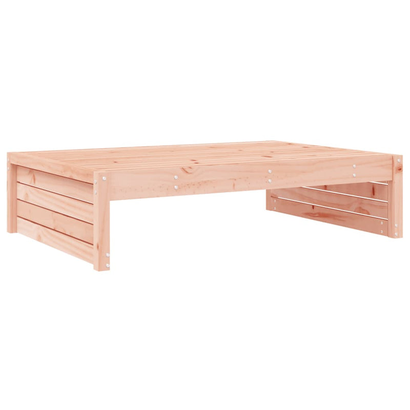 vidaXL tömör duglászfenyő kerti lábzsámoly párnával 120x80 cm
