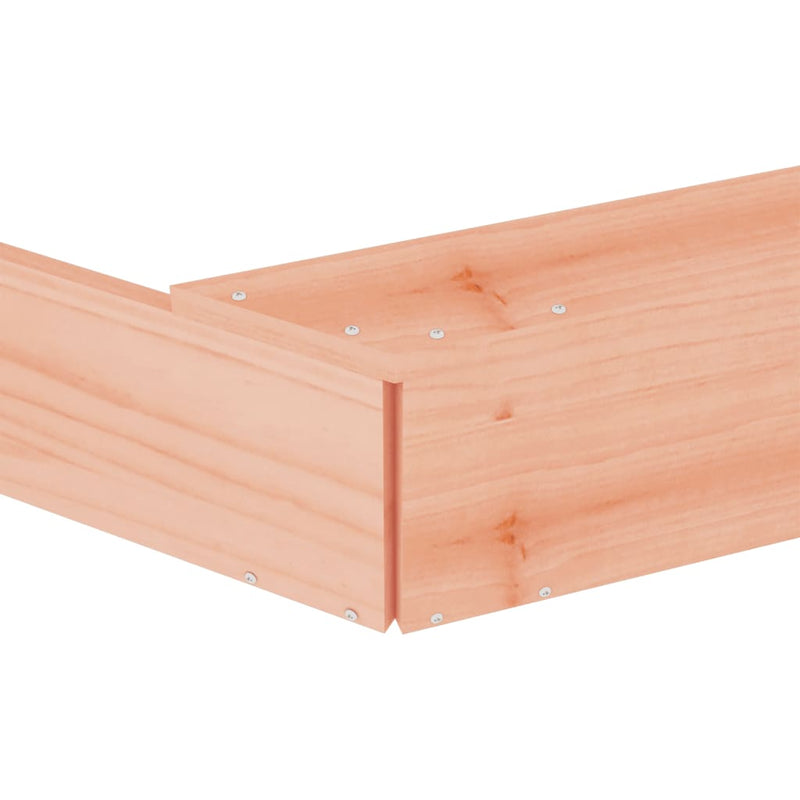 vidaXL nyolcszög alakú tömör duglászfenyő homokozó ülésekkel