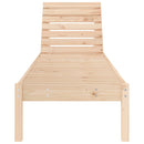 vidaXL tömör fenyő napozóágy 199,5x60x74 cm