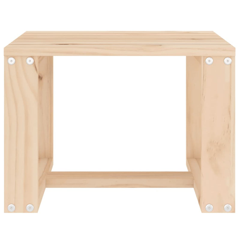 vidaXL kerti tömör fenyőfa kisasztal 40x38x28,5 cm