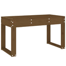 vidaXL mézbarna tömör fenyőfa kerti pad 80 x 38 x 45 cm
