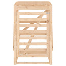 vidaXL tömör fenyőfa szemeteskuka tároló 84x90x128,5 cm