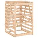 vidaXL tömör fenyőfa szemeteskuka tároló 84x90x128,5 cm