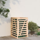 vidaXL tömör fenyőfa szemeteskuka tároló 84x90x128,5 cm