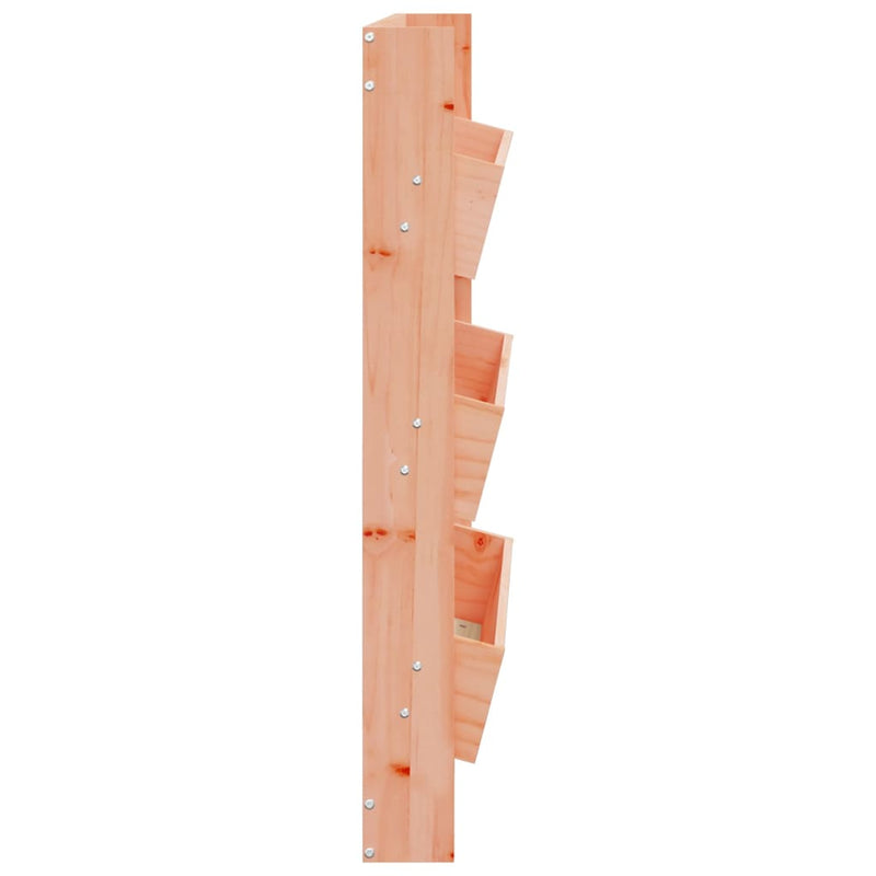 vidaXL 3 szintes tömör duglászfenyő fali virágtartó 60 x 18,5 x 110 cm