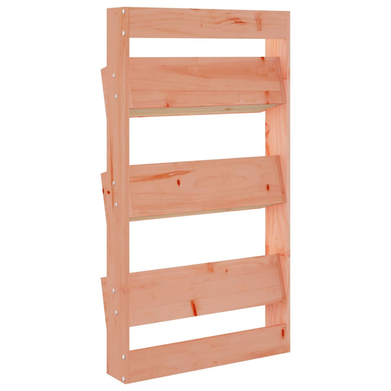 vidaXL 3 szintes tömör duglászfenyő fali virágtartó 60 x 18,5 x 110 cm